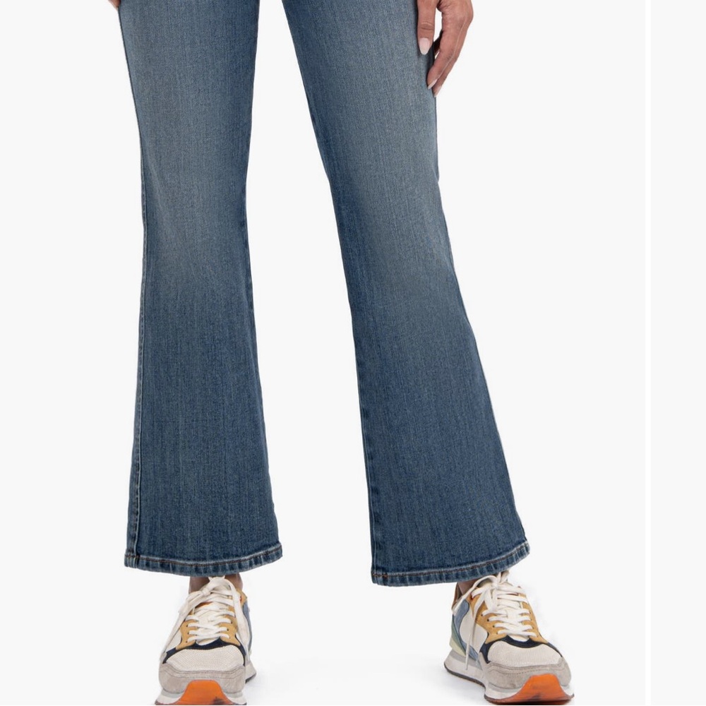 Kut from the Kloth “Kelsey” Ankle Flared Jeans Mid-Rise Size 4 EUC - Picture 2 of 12